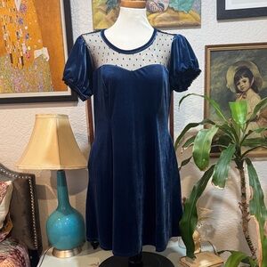 Blue Velvet Hot Topic Dress